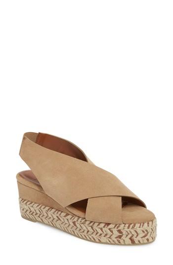 Women's Aquatalia Jaida Slingback Espadrille Sandal M - Beige