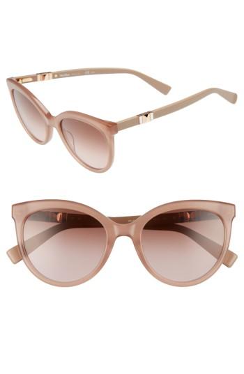 Women's Max Mara Jeweliis 54mm Gradient Cat Eye Sunglasses - Black