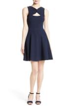 Women's Milly Fit & Flare Knit Dress, Size - Blue