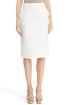 Women's Max Mara Orata Linen Pencil Skirt - Ivory