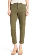 Women's Nydj Riley Stretch Twill Relaxed Trousers - Green