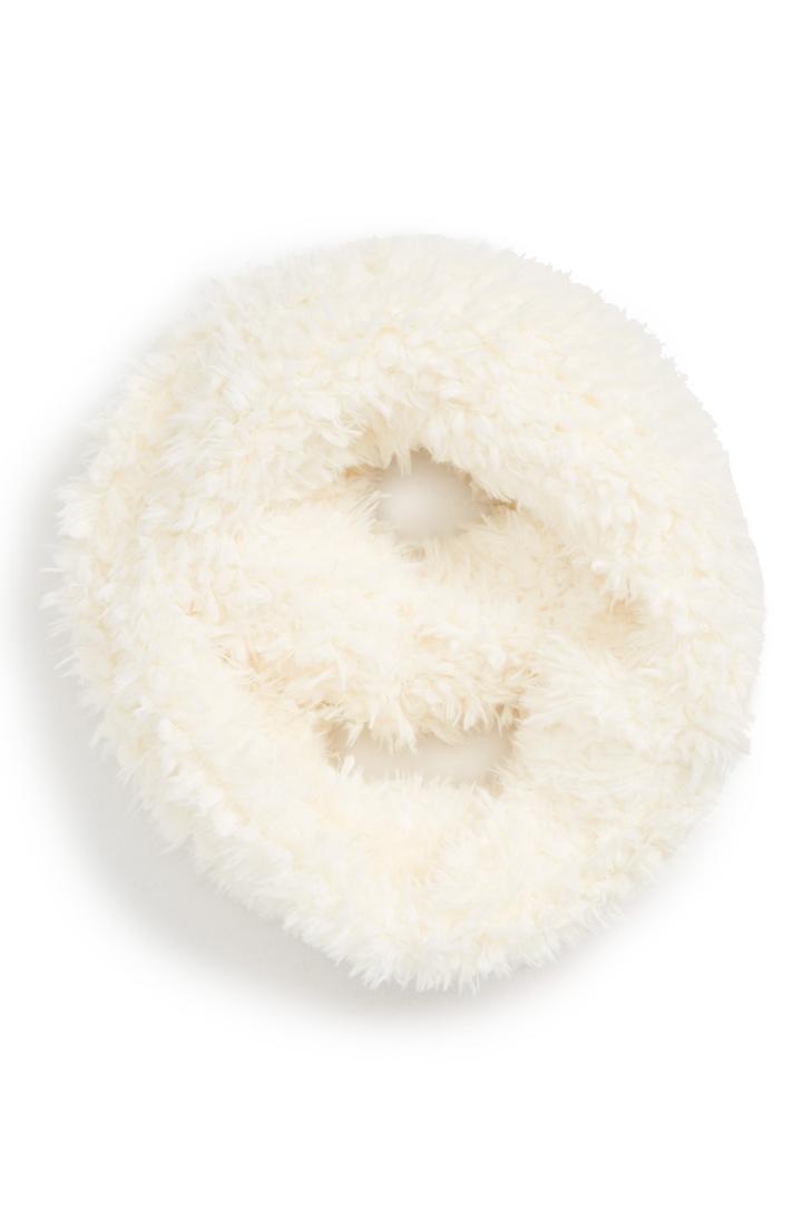 Women's Bp. Faux Fur Infinity Scarf, Size - Beige