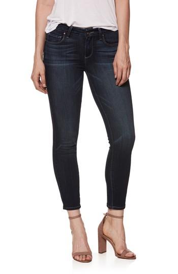 Women's Paige Transcend - Verdugo Crop Skinny Jeans - Grey