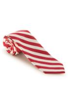 Men's Robert Talbott Stripe Silk & Cotton Tie, Size - Red