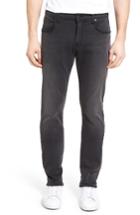 Men's 7 For All Mankind Straight Slim Straight Leg Jeans - Black