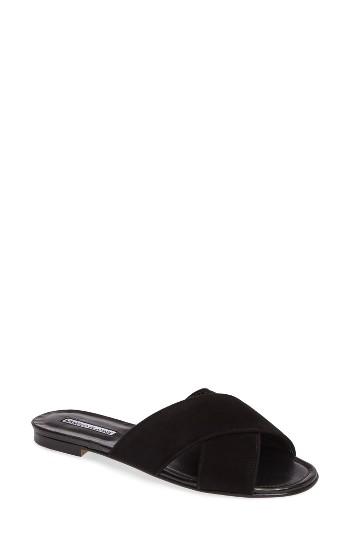 Women's Manolo Blahnik Otawi Slide Sandal Us / 41eu - Black