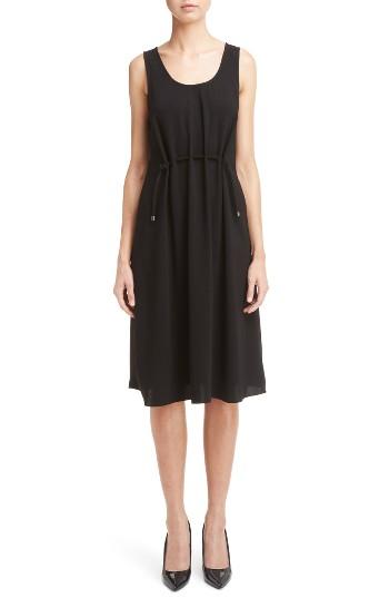 Women's Kenzo Drawstring Crepe Dress