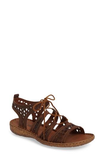 Women's Josef Seibel Rosalie 15 Sandal -5.5us / 36eu - Brown