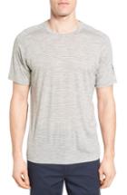 Men's Ibex Regular Fit Overdyed Merino Wool T-shirt - White