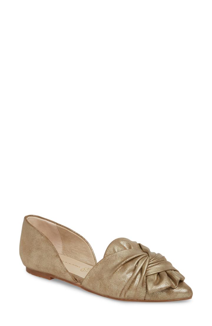 Women's Etienne Aigner Eden Skimmer Flat M - Grey