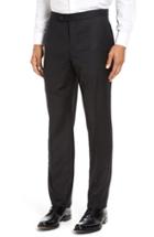 Men's Strong Suit Dagger Flat Front Formal Wool Trousers