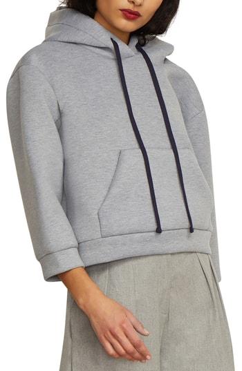 Women's Habitual Honor Crop Hoodie - Grey