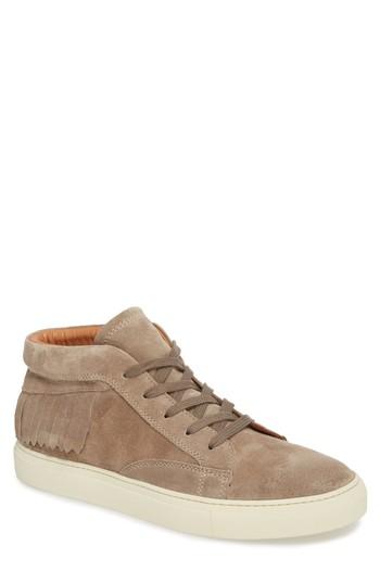 Men's John Varvatos Reed Fringe Sneaker M - Beige