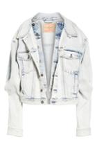 Women's Y/project Double Front Denim Jacket - Blue