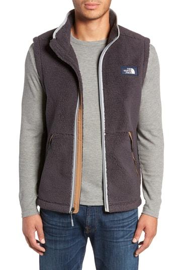 Men's The North Face Campshire Fleece Vest, Size - Black