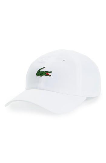 Men's Lacoste Sport Croc Cap - White