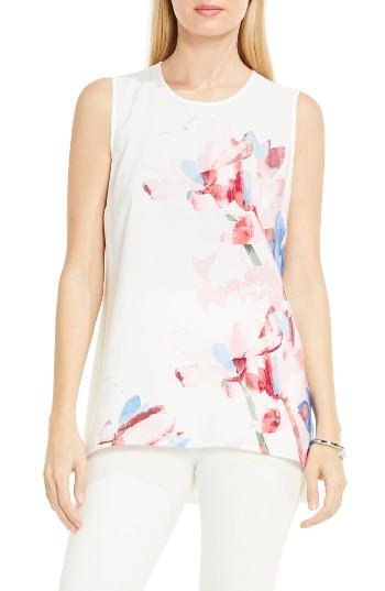 Women's Vince Camuto Poetic Bouquet Mix Media Top