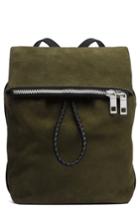 Rag & Bone Loner Leather Backpack - Green