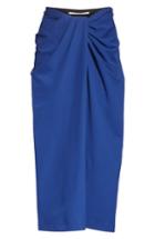 Women's Rosetta Getty Jersey Twist Front Midi Skirt