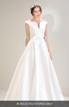Women's Jesus Peiro Off The Shoulder Pique Gown, Size In Store Only - White