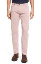 Men's Paige 'federal' Slim Straight Leg Twill Pants - Pink