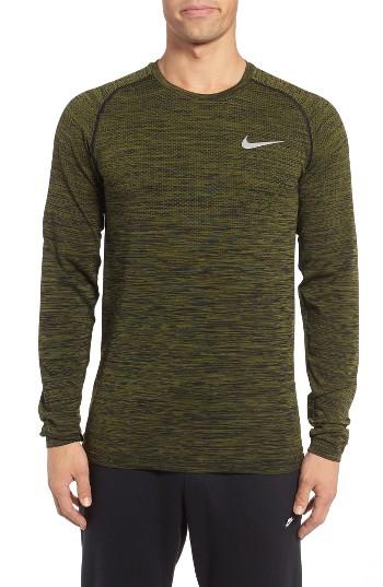 Men's Nike Dri-fit Running T-shirt - Black