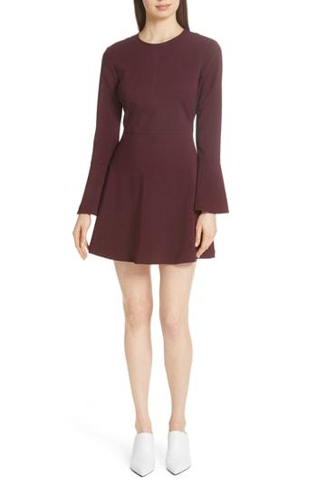Women's A.l.c. Trixie Flare Sleeve Dress - Red