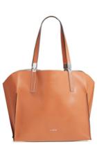 Lodis Silicon Valley Collection Under Lock & Key - Anita Rfid East/west Leather Satchel - Brown