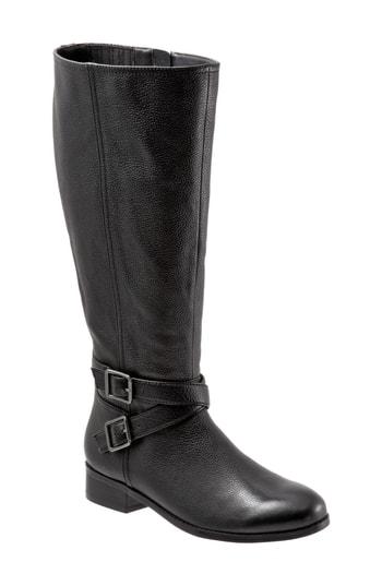 Women's Trotters Liberty Boot, Size 6 W - Black