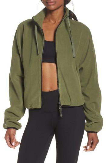 Women's Free People Fp Movement Higher Ground Fleece Jacket - Green