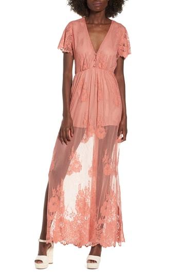 Women's Show Me Your Mumu Alina Maxi Romper - Pink