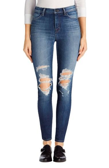 Women's J Brand Maria High Rise Skinny Jeans - Blue