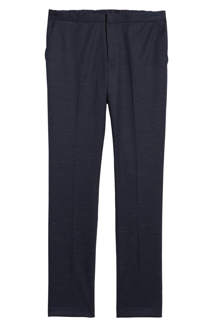 Men's Calibrate E-waist Extra Trim Suit Trousers X 34 - Blue