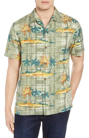 Men's Tommy Bahama Zama Palms Silk Blend Camp Shirt