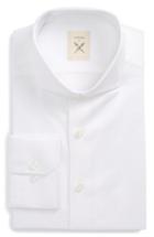 Men's Strong Suit Trim Fit Solid Twill Dress Shirt .5 R - White