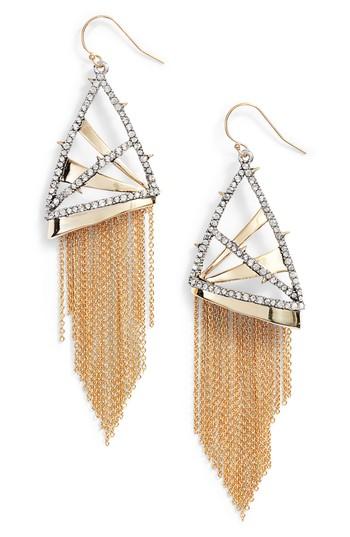 Women's Alexis Bittar Chain Fringe Earrings