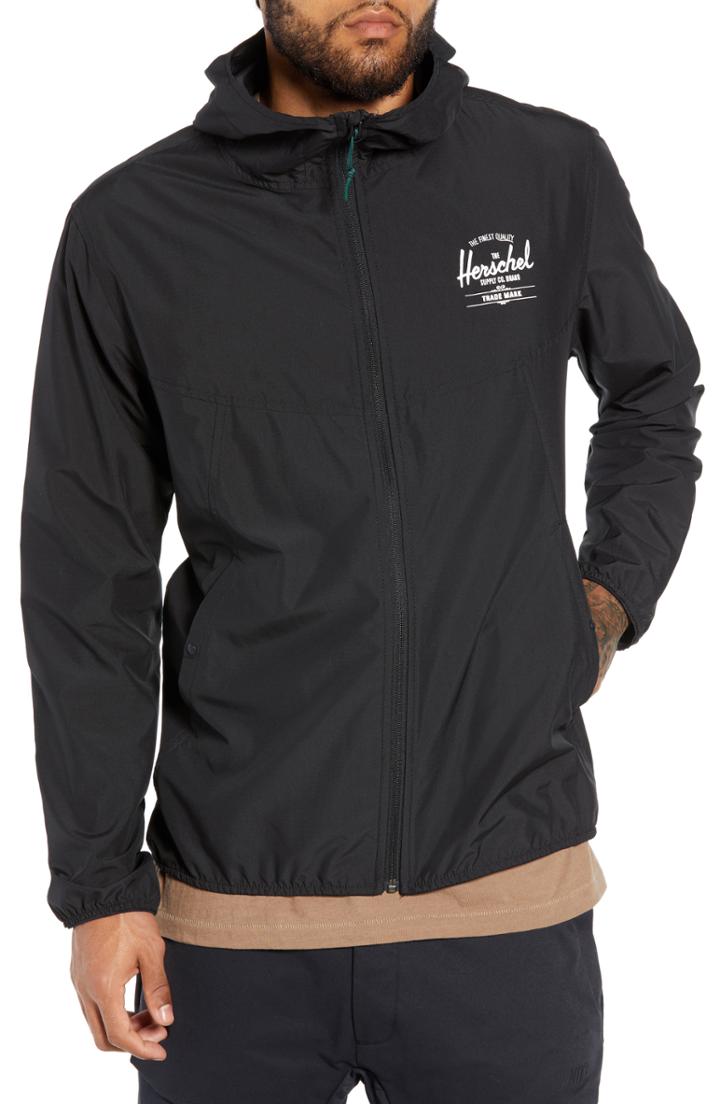 Men's Herschel Supply Co. Voyage Windbreaker - Black