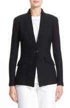 Women's St. John Collection Lattice Pique Knit Jacket - Black