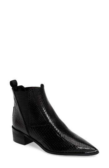 Women's Acne Studios 'jensen' Pointy Toe Bootie Us / 36eu - Black