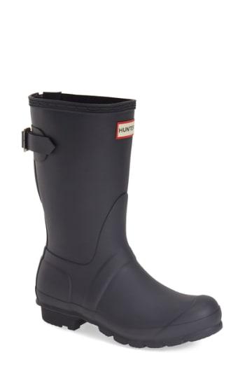 Women's Hunter Original Short Back Adjustable Rain Boot M - Yellow