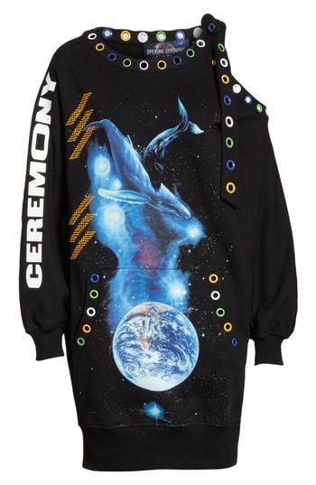 Women's Opening Ceremony Christian Riese Lassen Sweatshirt Dress - Black