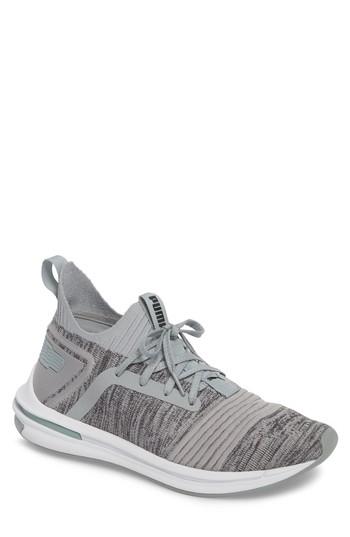 Men's Puma Ignite Limitless Sr Evoknit Sneaker M - Grey