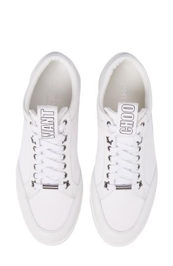 Women's Jimmy Choo Miami Mid Top Sneaker .5us / 35.5eu - White
