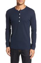 Men's Bonobos Lightweight Waffle Henley - Blue