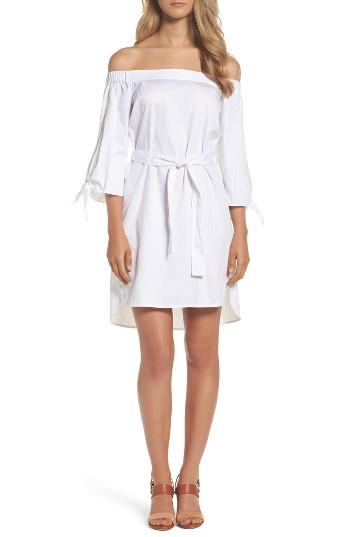 Women's Bardot Off The Shoulder Dress - Ivory