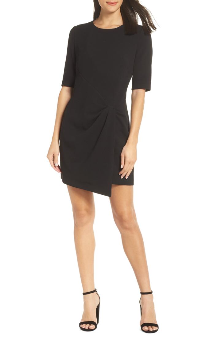 Women's Dress The Population Quinn One-shoulder Body-con Dress - Red