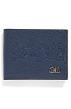 Men's Salvatore Ferragamo 'ten Forty One - Mini Chicco' Trifold Wallet - Blue