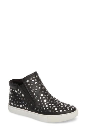 Women's Kenneth Cole New York Kalvin Studded High Top Sneaker M - Black