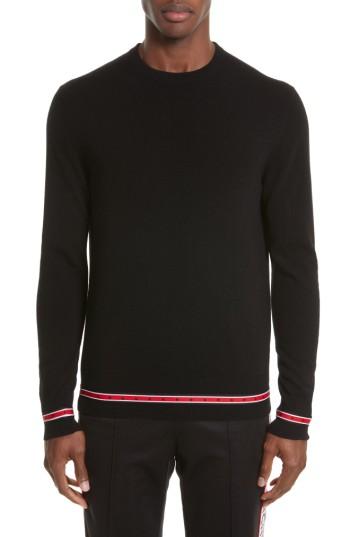 Men's Givenchy Iconic Canvas Trim Sweater
