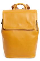 Matt & Nat Mini Fabi Faux Leather Backpack - Yellow